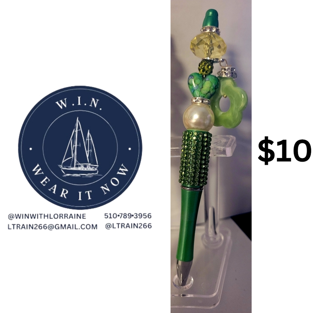 NEW Decorated Pens Created by me. $10 Ships From California